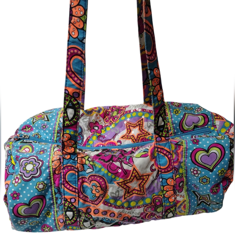 JUSTICE Colorful Patterned Duffle Bag